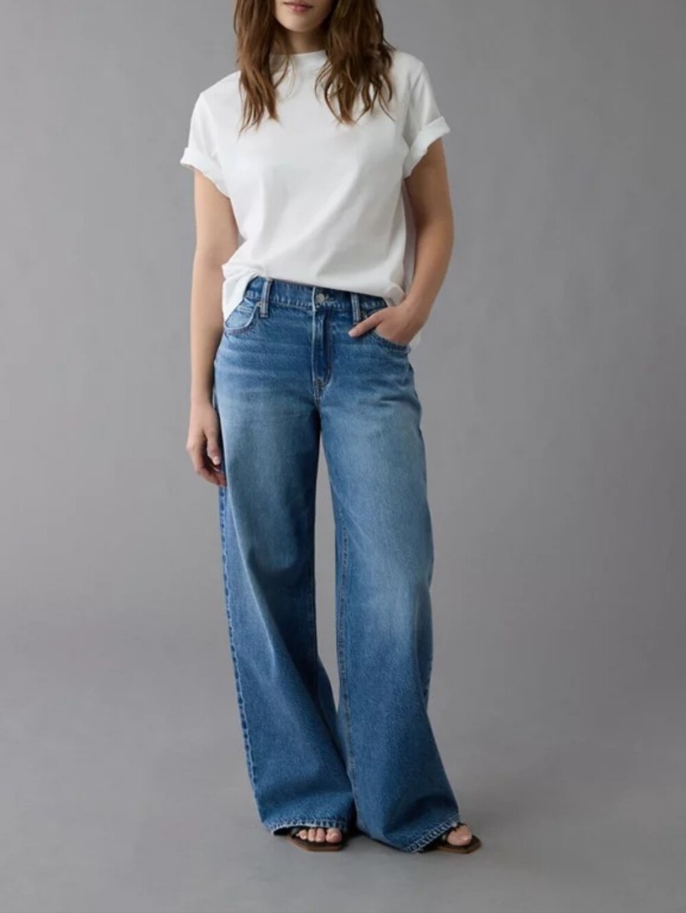 American Eagle Outfitters Wide-Leg Jeans